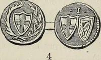 Picture 122 of 244 from Coins, medals, and seals, ancient and modern. Illustrated and described. With a sketch of the history of coins and coinage, instructions for young collectors, tables of comparative rarity, price lists of English and American coins, medals and tokens, &c., &c (1861), leaf 152