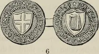 Picture 124 of 244 from Coins, medals, and seals, ancient and modern. Illustrated and described. With a sketch of the history of coins and coinage, instructions for young collectors, tables of comparative rarity, price lists of English and American coins, medals and tokens, &c., &c (1861), leaf 152