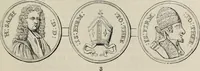 An illustration from Coins, medals, and seals, ancient and modern. Illustrated and described. With a sketch of the history of coins and coinage, instructions for young collectors, tables of comparative rarity, price lists of English and American coins, medals and tokens, &c., &c (1861)