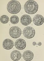 An illustration from Coins, medals, and seals, ancient and modern. Illustrated and described. With a sketch of the history of coins and coinage, instructions for young collectors, tables of comparative rarity, price lists of English and American coins, medals and tokens, &c., &c (1861)
