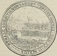 An illustration from Coins, medals, and seals, ancient and modern. Illustrated and described. With a sketch of the history of coins and coinage, instructions for young collectors, tables of comparative rarity, price lists of English and American coins, medals and tokens, &c., &c (1861)