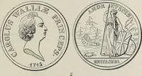 Picture 144 of 244 from Coins, medals, and seals, ancient and modern. Illustrated and described. With a sketch of the history of coins and coinage, instructions for young collectors, tables of comparative rarity, price lists of English and American coins, medals and tokens, &c., &c (1861), leaf 188