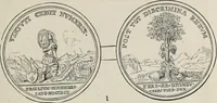 Picture 152 of 244 from Coins, medals, and seals, ancient and modern. Illustrated and described. With a sketch of the history of coins and coinage, instructions for young collectors, tables of comparative rarity, price lists of English and American coins, medals and tokens, &c., &c (1861), leaf 204