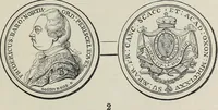 An illustration from Coins, medals, and seals, ancient and modern. Illustrated and described. With a sketch of the history of coins and coinage, instructions for young collectors, tables of comparative rarity, price lists of English and American coins, medals and tokens, &c., &c (1861)