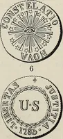 An illustration from Coins, medals, and seals, ancient and modern. Illustrated and described. With a sketch of the history of coins and coinage, instructions for young collectors, tables of comparative rarity, price lists of English and American coins, medals and tokens, &c., &c (1861)