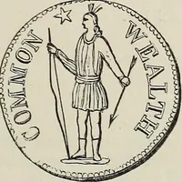 An illustration from Coins, medals, and seals, ancient and modern. Illustrated and described. With a sketch of the history of coins and coinage, instructions for young collectors, tables of comparative rarity, price lists of English and American coins, medals and tokens, &c., &c (1861)