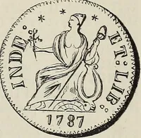 Picture 177 of 244 from Coins, medals, and seals, ancient and modern. Illustrated and described. With a sketch of the history of coins and coinage, instructions for young collectors, tables of comparative rarity, price lists of English and American coins, medals and tokens, &c., &c (1861), leaf 222