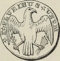 An illustration from Coins, medals, and seals, ancient and modern. Illustrated and described. With a sketch of the history of coins and coinage, instructions for young collectors, tables of comparative rarity, price lists of English and American coins, medals and tokens, &c., &c (1861)