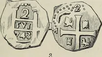 An illustration from Coins, medals, and seals, ancient and modern. Illustrated and described. With a sketch of the history of coins and coinage, instructions for young collectors, tables of comparative rarity, price lists of English and American coins, medals and tokens, &c., &c (1861)