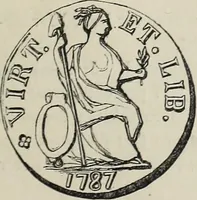 An illustration from Coins, medals, and seals, ancient and modern. Illustrated and described. With a sketch of the history of coins and coinage, instructions for young collectors, tables of comparative rarity, price lists of English and American coins, medals and tokens, &c., &c (1861)