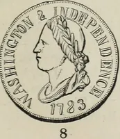 Picture 203 of 244 from Coins, medals, and seals, ancient and modern. Illustrated and described. With a sketch of the history of coins and coinage, instructions for young collectors, tables of comparative rarity, price lists of English and American coins, medals and tokens, &c., &c (1861), leaf 230