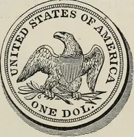 An illustration from Coins, medals, and seals, ancient and modern. Illustrated and described. With a sketch of the history of coins and coinage, instructions for young collectors, tables of comparative rarity, price lists of English and American coins, medals and tokens, &c., &c (1861)