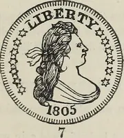 An illustration from Coins, medals, and seals, ancient and modern. Illustrated and described. With a sketch of the history of coins and coinage, instructions for young collectors, tables of comparative rarity, price lists of English and American coins, medals and tokens, &c., &c (1861)