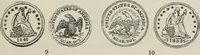 An illustration from Coins, medals, and seals, ancient and modern. Illustrated and described. With a sketch of the history of coins and coinage, instructions for young collectors, tables of comparative rarity, price lists of English and American coins, medals and tokens, &c., &c (1861)