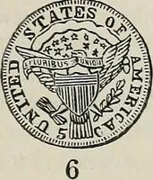 An illustration from Coins, medals, and seals, ancient and modern. Illustrated and described. With a sketch of the history of coins and coinage, instructions for young collectors, tables of comparative rarity, price lists of English and American coins, medals and tokens, &c., &c (1861)