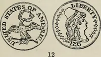 An illustration from Coins, medals, and seals, ancient and modern. Illustrated and described. With a sketch of the history of coins and coinage, instructions for young collectors, tables of comparative rarity, price lists of English and American coins, medals and tokens, &c., &c (1861)