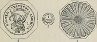 An illustration from Coins, medals, and seals, ancient and modern. Illustrated and described. With a sketch of the history of coins and coinage, instructions for young collectors, tables of comparative rarity, price lists of English and American coins, medals and tokens, &c., &c (1861)