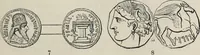 An illustration from Coins, medals, and seals, ancient and modern. Illustrated and described. With a sketch of the history of coins and coinage, instructions for young collectors, tables of comparative rarity, price lists of English and American coins, medals and tokens, &c., &c (1861)