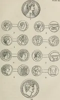An illustration from Coins, medals, and seals, ancient and modern. Illustrated and described. With a sketch of the history of coins and coinage, instructions for young collectors, tables of comparative rarity, price lists of English and American coins, medals and tokens, &c., &c (1861)
