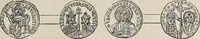An illustration from Coins, medals, and seals, ancient and modern. Illustrated and described. With a sketch of the history of coins and coinage, instructions for young collectors, tables of comparative rarity, price lists of English and American coins, medals and tokens, &c., &c (1861)