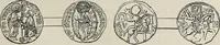 An illustration from Coins, medals, and seals, ancient and modern. Illustrated and described. With a sketch of the history of coins and coinage, instructions for young collectors, tables of comparative rarity, price lists of English and American coins, medals and tokens, &c., &c (1861)