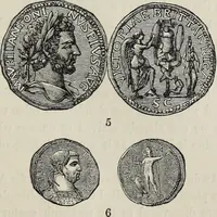 An illustration from Coins, medals, and seals, ancient and modern. Illustrated and described. With a sketch of the history of coins and coinage, instructions for young collectors, tables of comparative rarity, price lists of English and American coins, medals and tokens, &c., &c (1861)