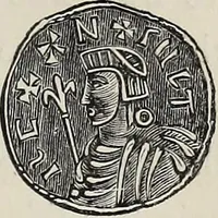 An illustration from Coins, medals, and seals, ancient and modern. Illustrated and described. With a sketch of the history of coins and coinage, instructions for young collectors, tables of comparative rarity, price lists of English and American coins, medals and tokens, &c., &c (1861)
