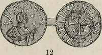 An illustration from Coins, medals, and seals, ancient and modern. Illustrated and described. With a sketch of the history of coins and coinage, instructions for young collectors, tables of comparative rarity, price lists of English and American coins, medals and tokens, &c., &c (1861)