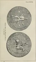 An illustration from Coins, medals, and seals, ancient and modern. Illustrated and described. With a sketch of the history of coins and coinage, instructions for young collectors, tables of comparative rarity, price lists of English and American coins, medals and tokens, &c., &c (1861)