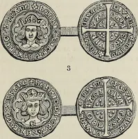 An illustration from Coins, medals, and seals, ancient and modern. Illustrated and described. With a sketch of the history of coins and coinage, instructions for young collectors, tables of comparative rarity, price lists of English and American coins, medals and tokens, &c., &c (1861)