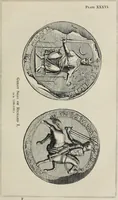An illustration from Coins, medals, and seals, ancient and modern. Illustrated and described. With a sketch of the history of coins and coinage, instructions for young collectors, tables of comparative rarity, price lists of English and American coins, medals and tokens, &c., &c (1861)