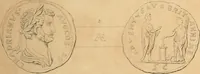 An illustration from Coins of the Romans relating to Britain, described and illustrated (1844)