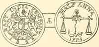 Picture 52 of 140 from The coins and tokens of the possessions and colonies of the British empire (1889), leaf 157
