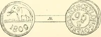 An illustration from The coins and tokens of the possessions and colonies of the British empire (1889)