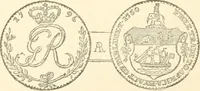 An illustration from The coins and tokens of the possessions and colonies of the British empire (1889)