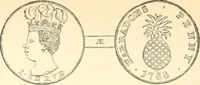 An illustration from The coins and tokens of the possessions and colonies of the British empire (1889)
