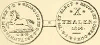 An illustration from The coins and tokens of the possessions and colonies of the British empire (1889)