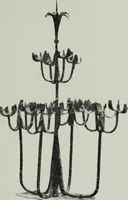 An illustration from ColecciÃ³n de hierros de Santiago RusiÃ±ol (1910)