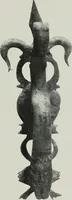 An illustration from ColecciÃ³n de hierros de Santiago RusiÃ±ol (1910)