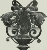 An illustration from ColecciÃ³n de hierros de Santiago RusiÃ±ol (1910)