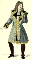 An illustration from Colección de los principales trages y adornos de los diferentes ritos mazonicos conocidos desde la época de su fundación, seguida de las reglas mas remarcables de los miembros de las diferentes sociedades secretas, y precedida de un compendio histórico de ellas (1822)