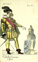 Picture 14 of 14 from Colección de los principales trages y adornos de los diferentes ritos mazonicos conocidos desde la época de su fundación, seguida de las reglas mas remarcables de los miembros de las diferentes sociedades secretas, y precedida de un compendio histórico de ellas (1822), leaf 87