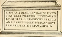 An illustration from Collectanea antiqvitatvm in vrbe atqve agro Mogvntino repertarvm (1525)