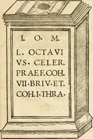 An illustration from Collectanea antiqvitatvm in vrbe atqve agro Mogvntino repertarvm (1525)