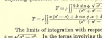 An illustration from The collected mathematical works of George William Hill (1905)