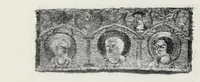 An illustration from Collection de broderies anciennes décrites par madame Isabelle Errera. Catalogue orné de 104 photogravures (1905)