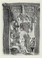 An illustration from Collection de broderies anciennes décrites par madame Isabelle Errera. Catalogue orné de 104 photogravures (1905)