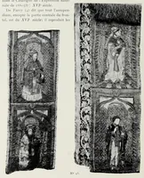 An illustration from Collection de broderies anciennes décrites par madame Isabelle Errera. Catalogue orné de 104 photogravures (1905)