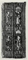 An illustration from Collection de broderies anciennes décrites par madame Isabelle Errera. Catalogue orné de 104 photogravures (1905)