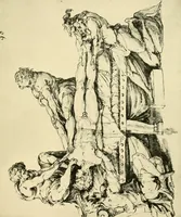An illustration from Collection de chirurgiens grecs avec dessins attribués au Primatice. Reproduction réduite des 200 dessins du Manuscrit latin 6866 de la Bibliothèque nationale (1908)